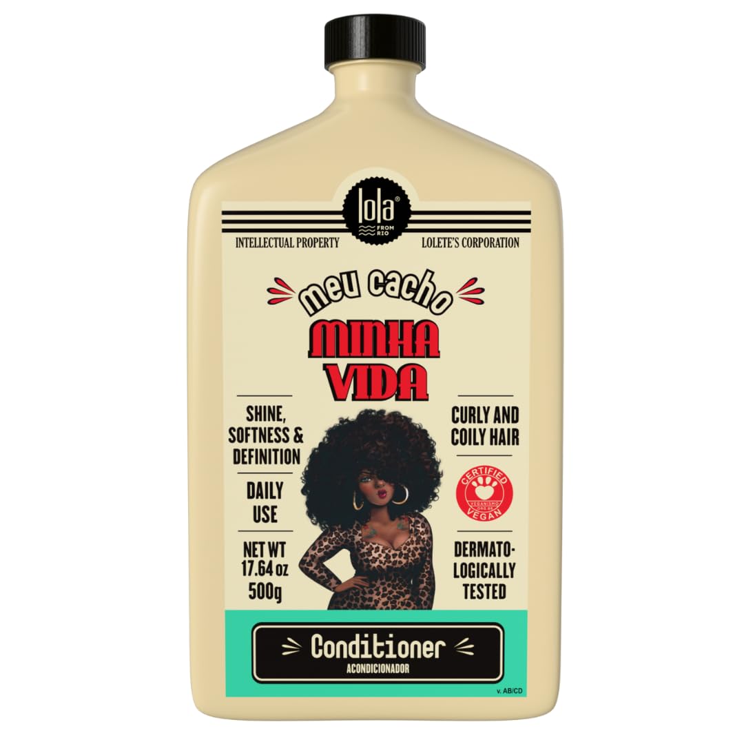 Lola From Rio bottle-front with nourishing conditioner for curly hair