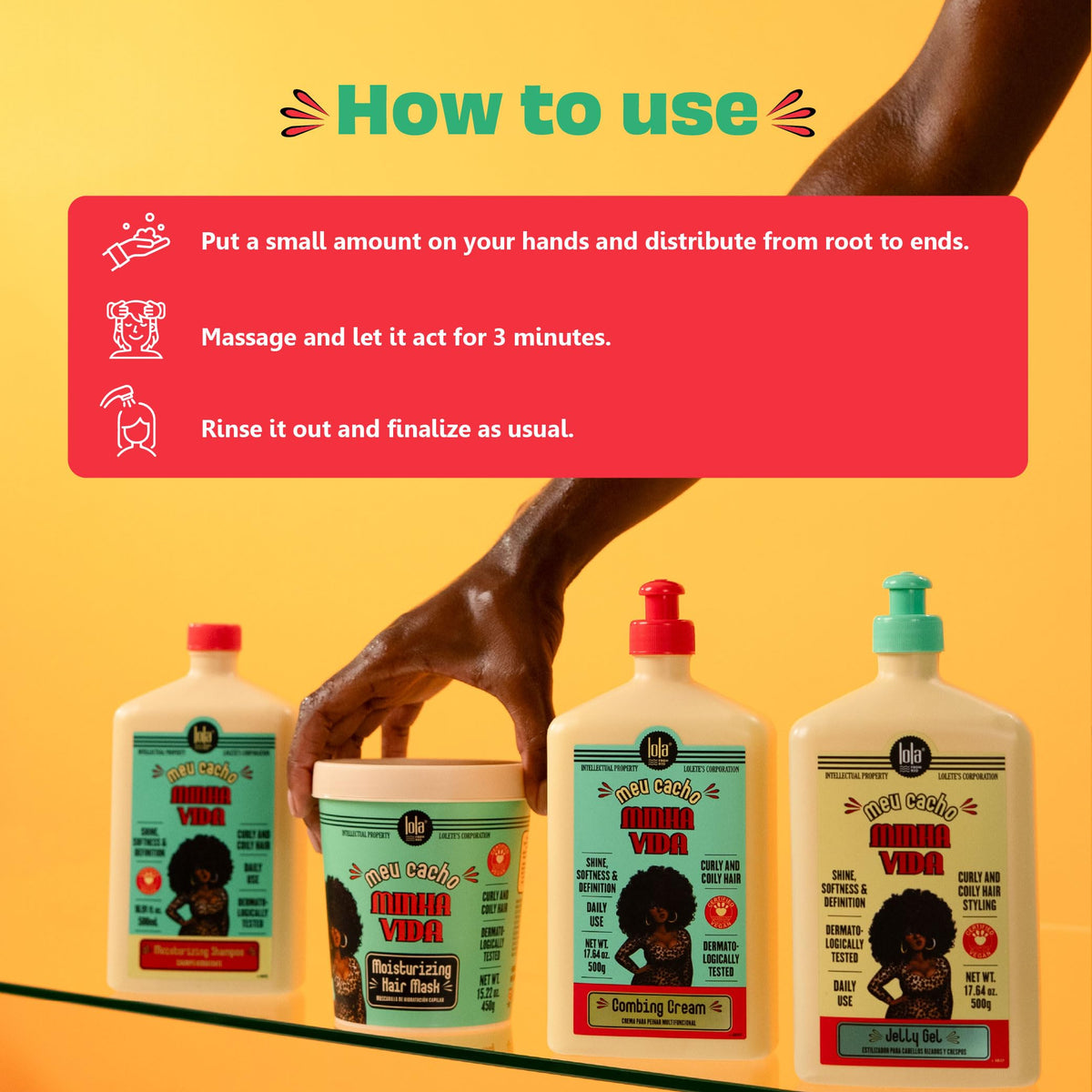 Lola From Rio Meu Cacho Minha Vida smooth, hydrated curls after use