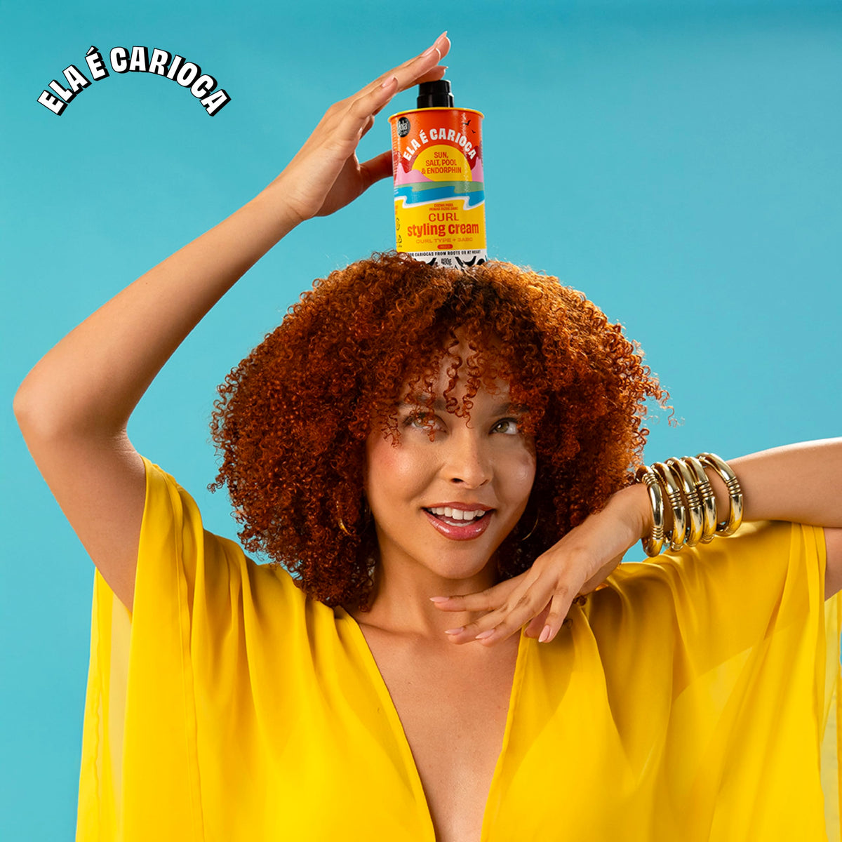 Lola From Rio pump application demonstrates easy daily styling.