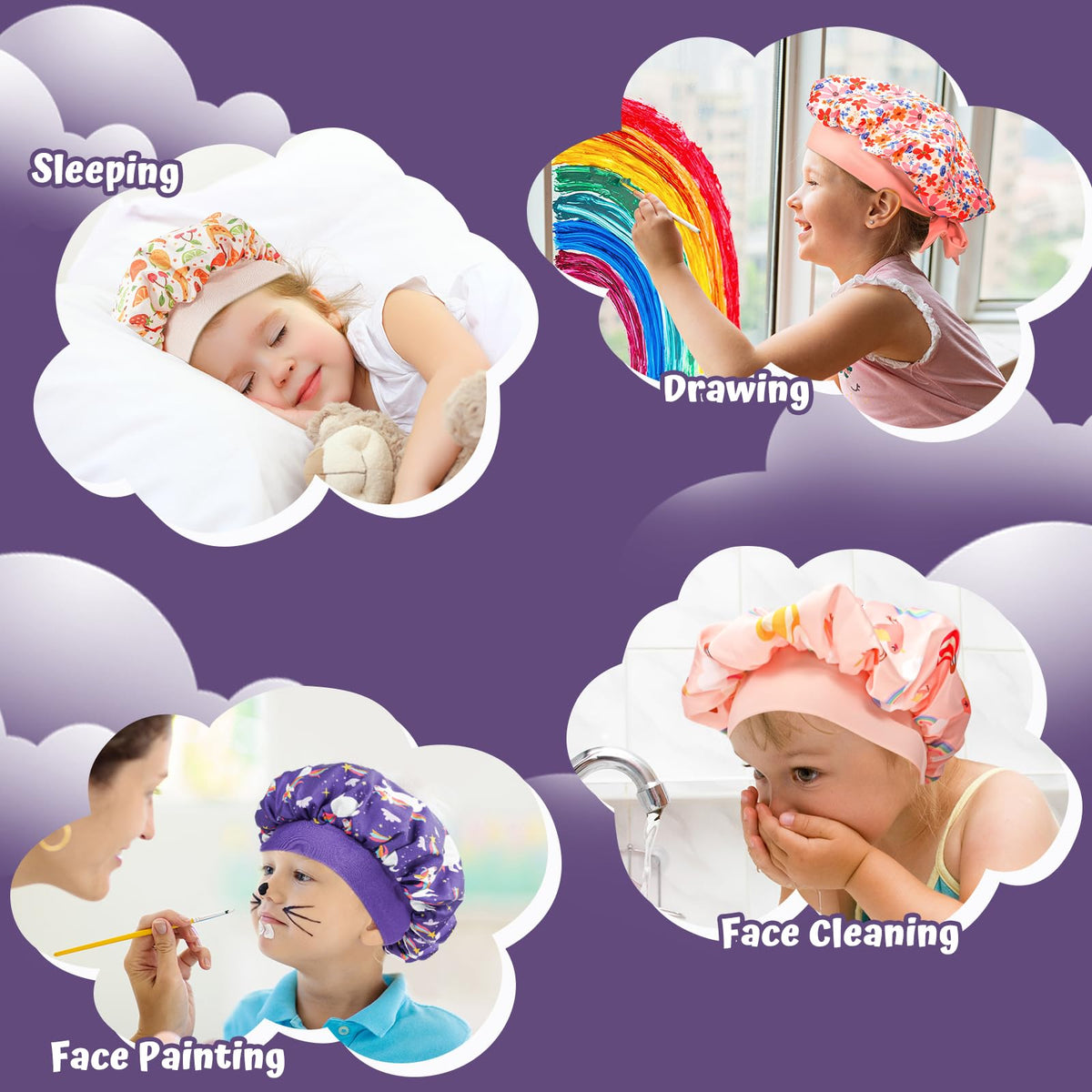 Lolalet reversible design bonnet showcasing two looks in one
