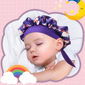 Lolalet two-pack bonnet set suitable for curls, braids, and long hair