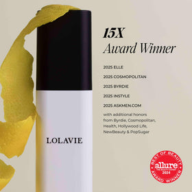LolaVie Glossing Detangler adds luminous shine without heavy silicones.