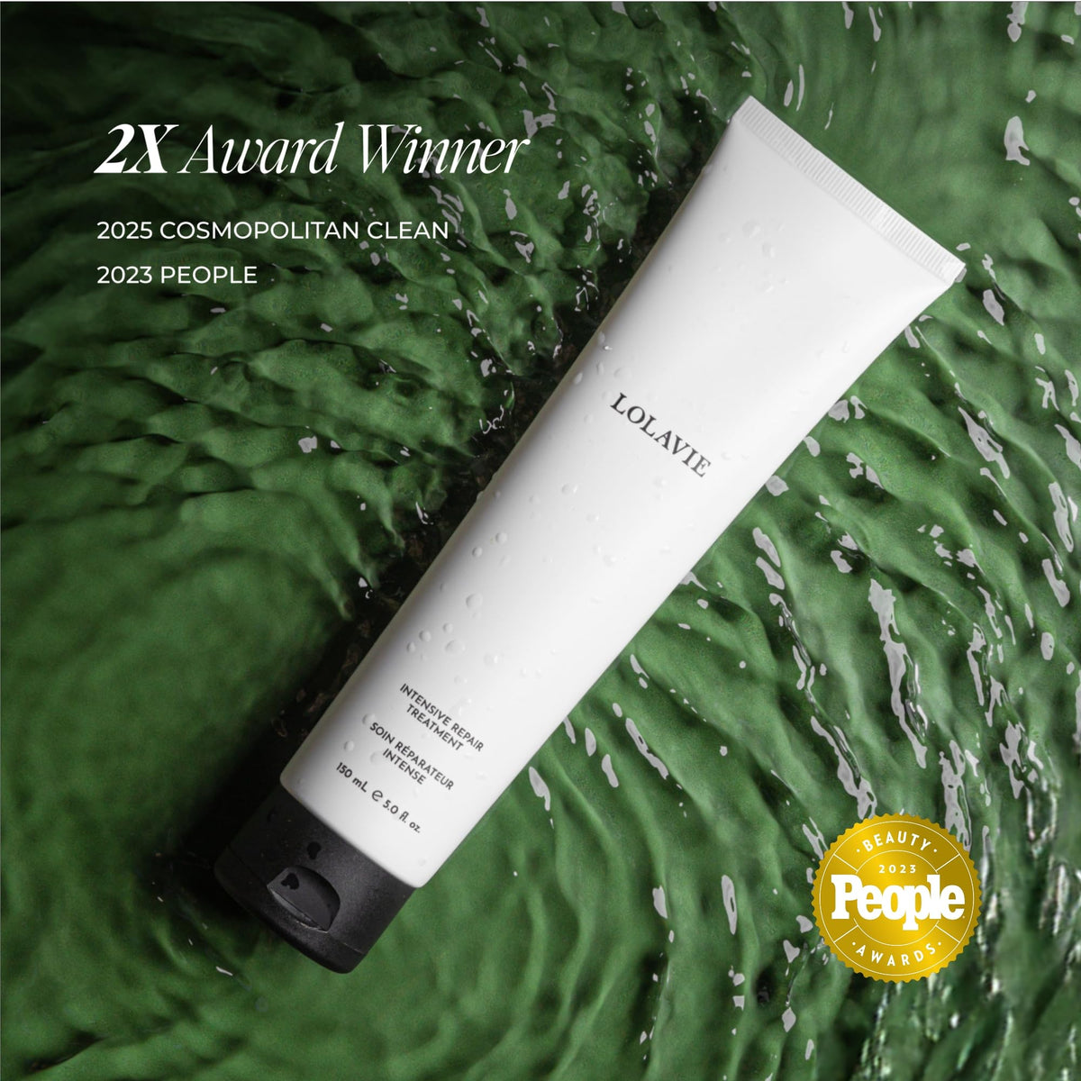 Close-up of LolaVie ingredients: B-Pro3 Bond Technology.