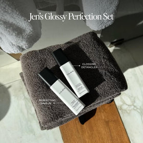 Lolavie Jen Perfecting Leave-In bottle dispense highlights easy application and all-day smoothness.
