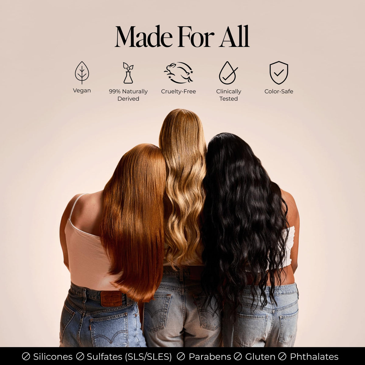 LolaVie Restorative Conditioner color-safe packaging in bright bathroom setting