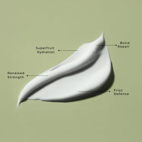 LolaVie Restorative Conditioner bottle side highlights compact design for easy daily use