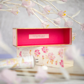 LOLLIA Breath Handcreme applied on hands for a soft, fragrance-infused feel.