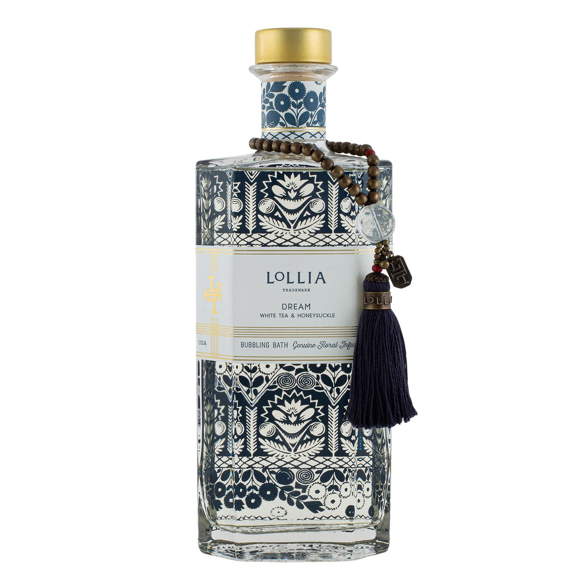 LOLLIA Dream Bubble Bath packaging showcases premium presentation for gifting or personal indulgence.