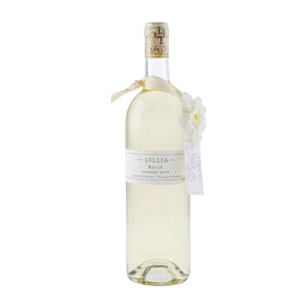 LOLLIA Relax Bubble Bath lavender honey bottle illustrates a calming soak.