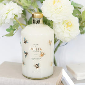 LOLLIA Wish Bubble Bath bubbles soften skin during soak