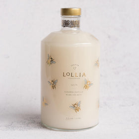 LOLLIA Wish Bubble Bath rice flower focus for a delicate aroma and mood lift