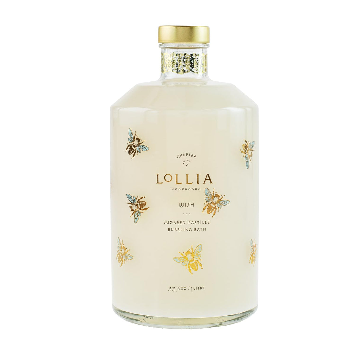 LOLLIA Wish Bubble Bath with vanilla bean bubbles for relaxing spa moments