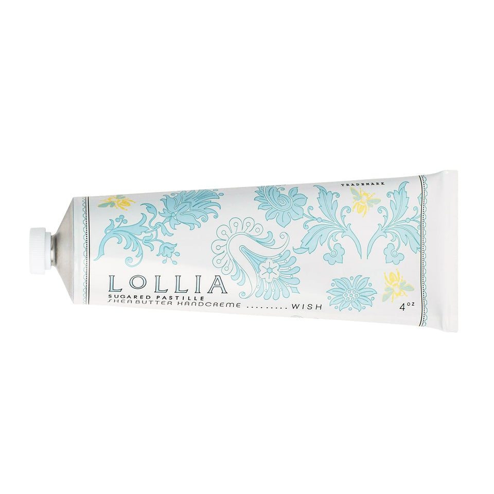 LOLLIA Wish Handcreme packaging, ideal for gifting and display.