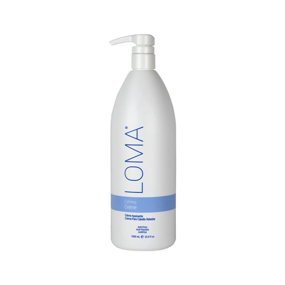 Loma Calming Crème bottle front for smooth, frizz-free styling