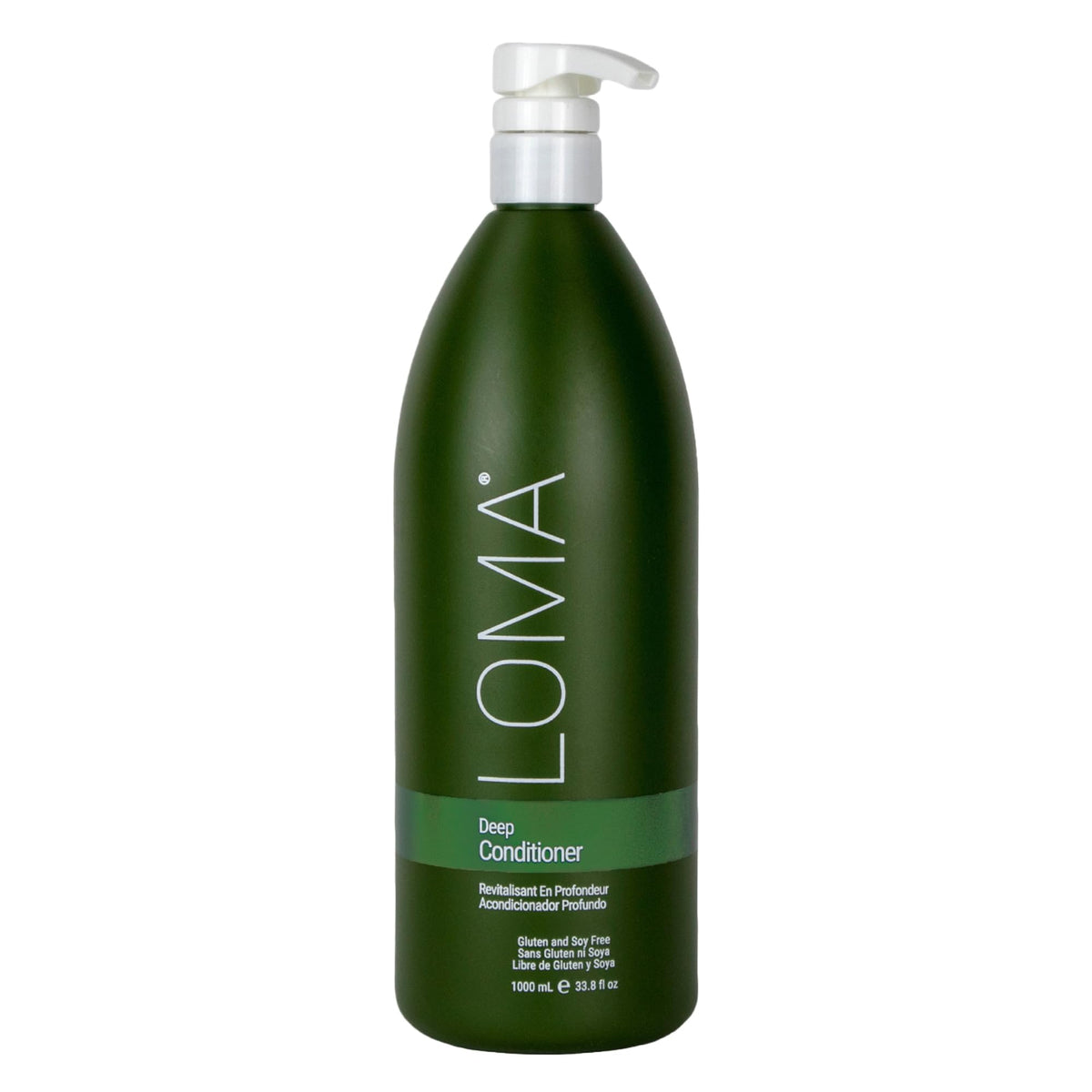 Loma Deep Conditioner bottle front view highlighting silky hair care benefits