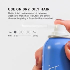 Loma Dry Shampoo hair refresh with clean scent and light finish