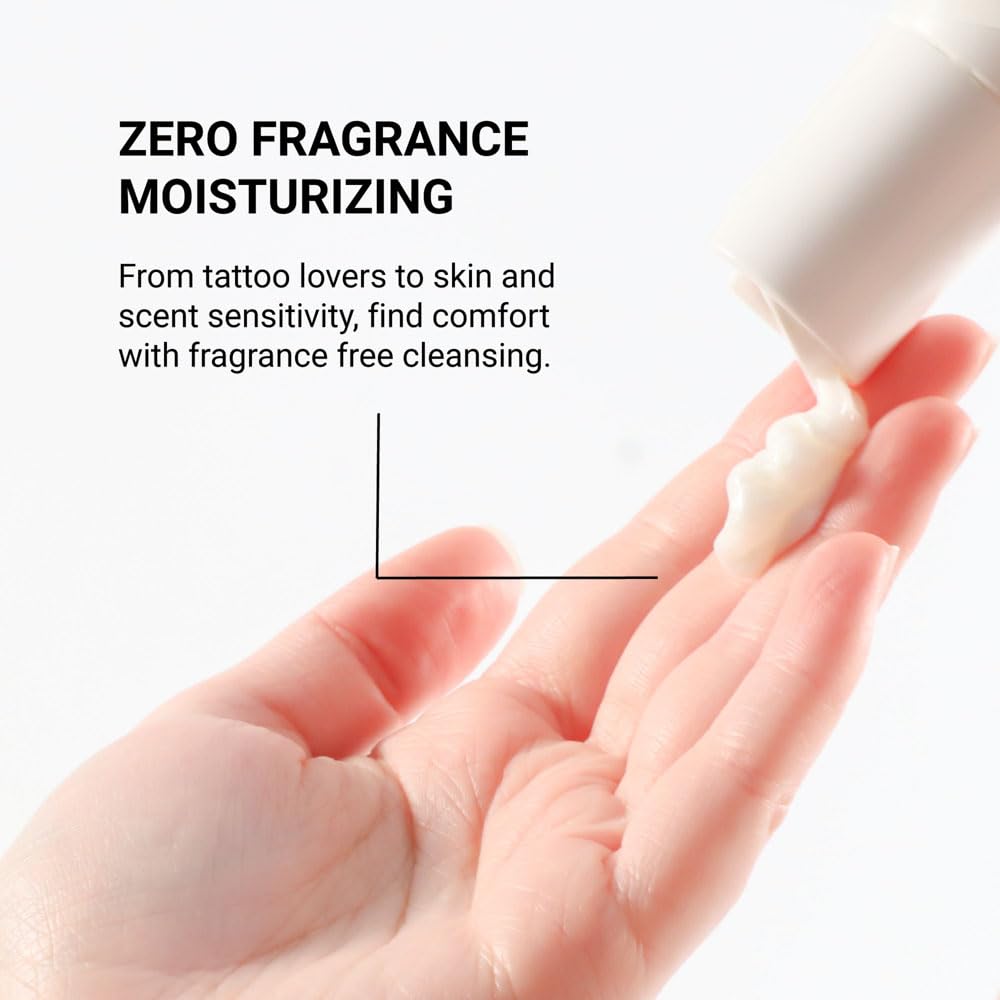 Loma Fragrance Free Moisturizing Shampoo foamy lather conveys thorough cleansing without scents.