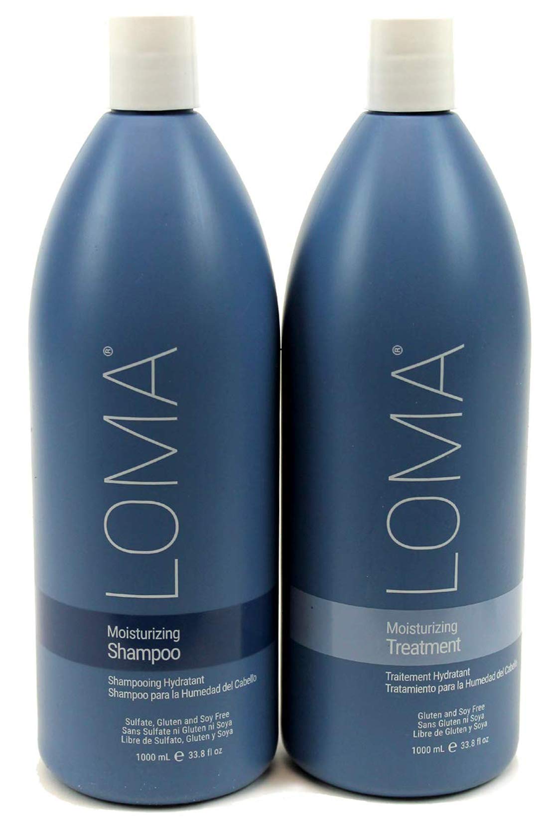 LOMA Moisturizing Shampoo bottle ready for silky, hydrated hair routines.