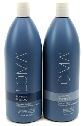 LOMA Moisturizing Shampoo bottle ready for silky, hydrated hair routines.