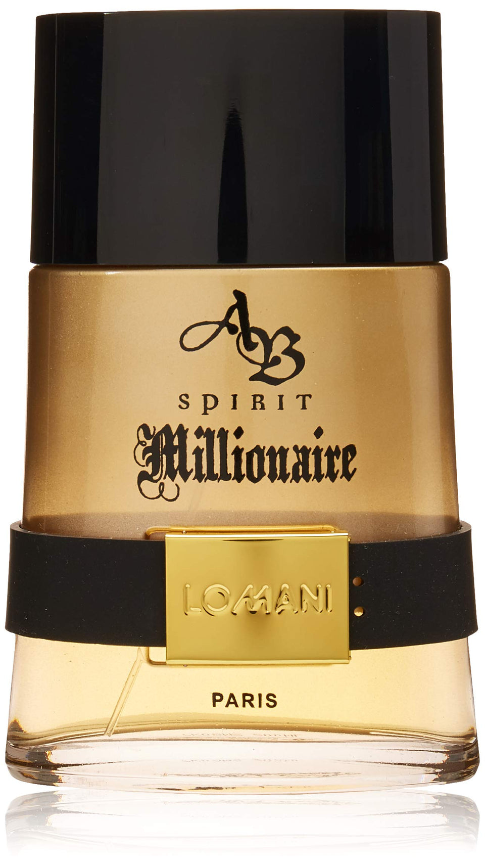 Lomani AB Spirit Millionaire bottle closeup for premium masculine design
