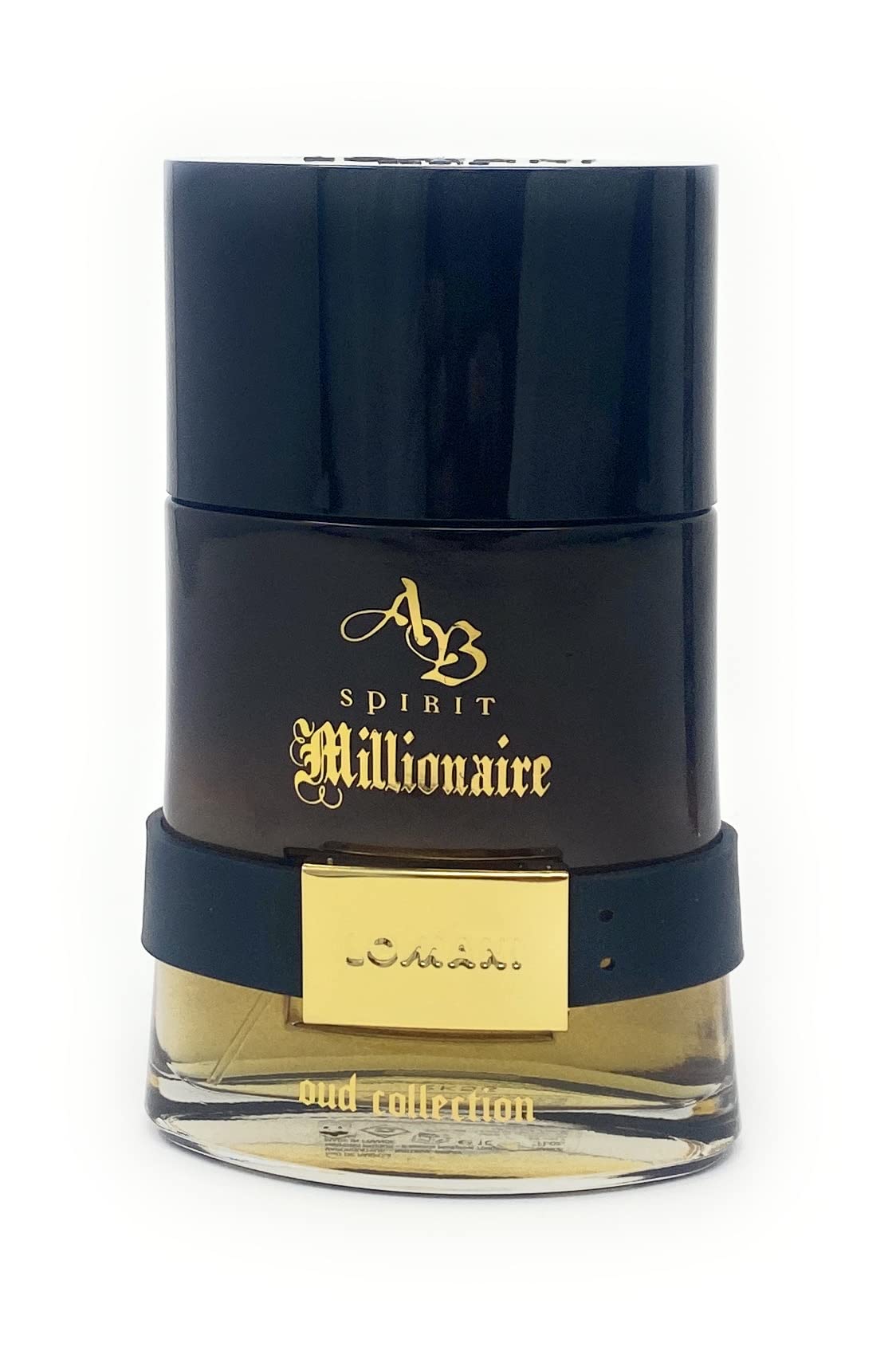 Lomani AB Spirit Millionaire Oud packaging showcases luxury branding.