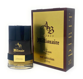 Lomani AB Spirit Millionaire Oud pour stream highlights bold notes.