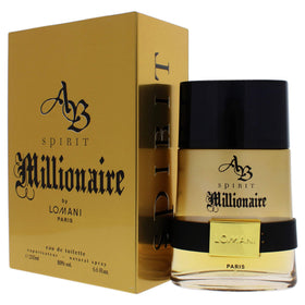 Lomani AB Spirit Millionaire wooden cap detail adds masculine luxury