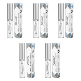 Lomansa lash lift glue adhesive 5pcs secures lashes for precise lift.