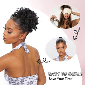 Lommel Claw clip messy bun for quick, stable updos.