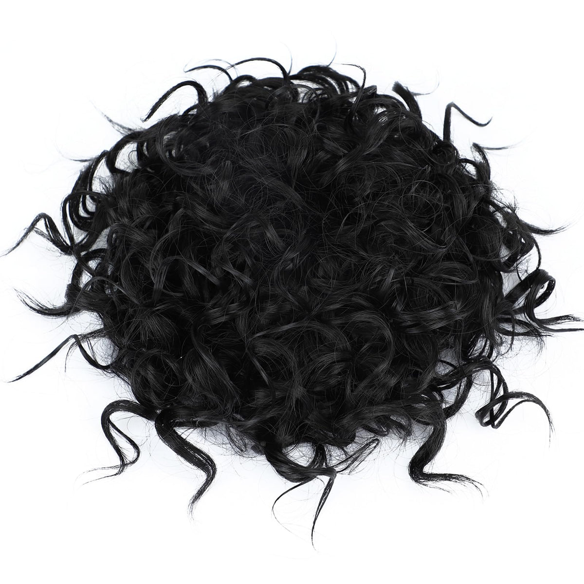 Lommel Loose wave curly bun creates voluminous everyday styling.