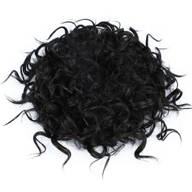 Lommel Loose wave curly bun creates voluminous everyday styling.