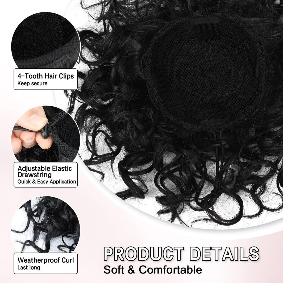 Lommel Synthetic extensions for women provide versatile styling options.
