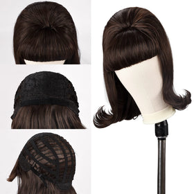 LONAI Retro Brown Wig inner cap demonstrates breathable comfort