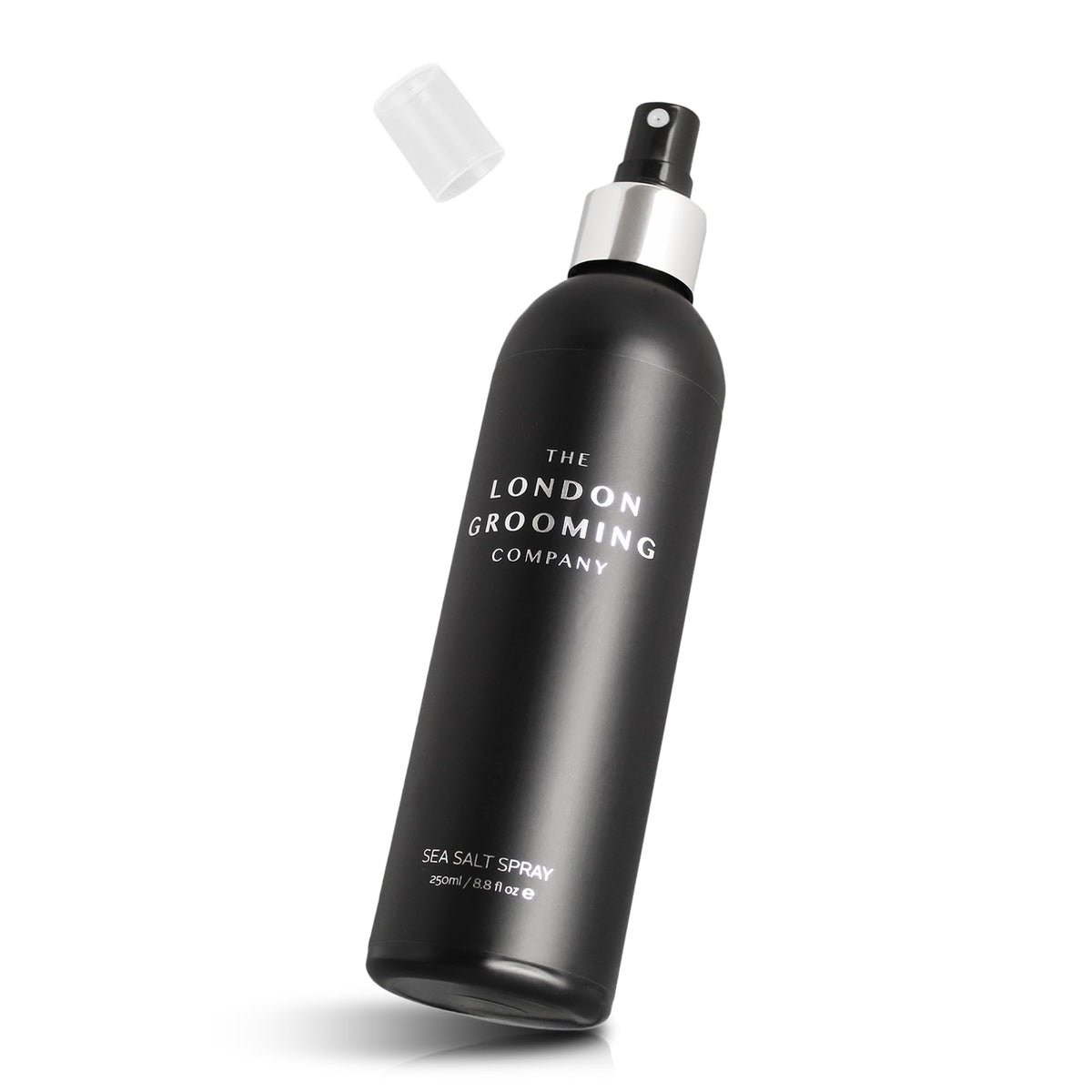 The London Grooming Company Sea Salt Hair Spray bottle delivers bold texture with all-day hold.