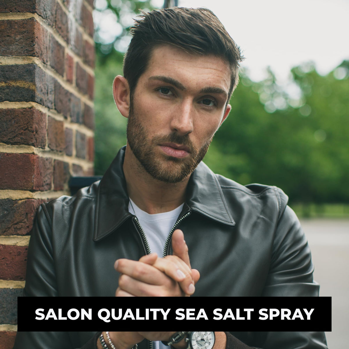 Sea Salt Spray by The London Grooming Company with matte finish for natural definition.
