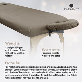 LONDON LINENS fitted sheet 36x78x7.5 with strong elastic for secure fit.