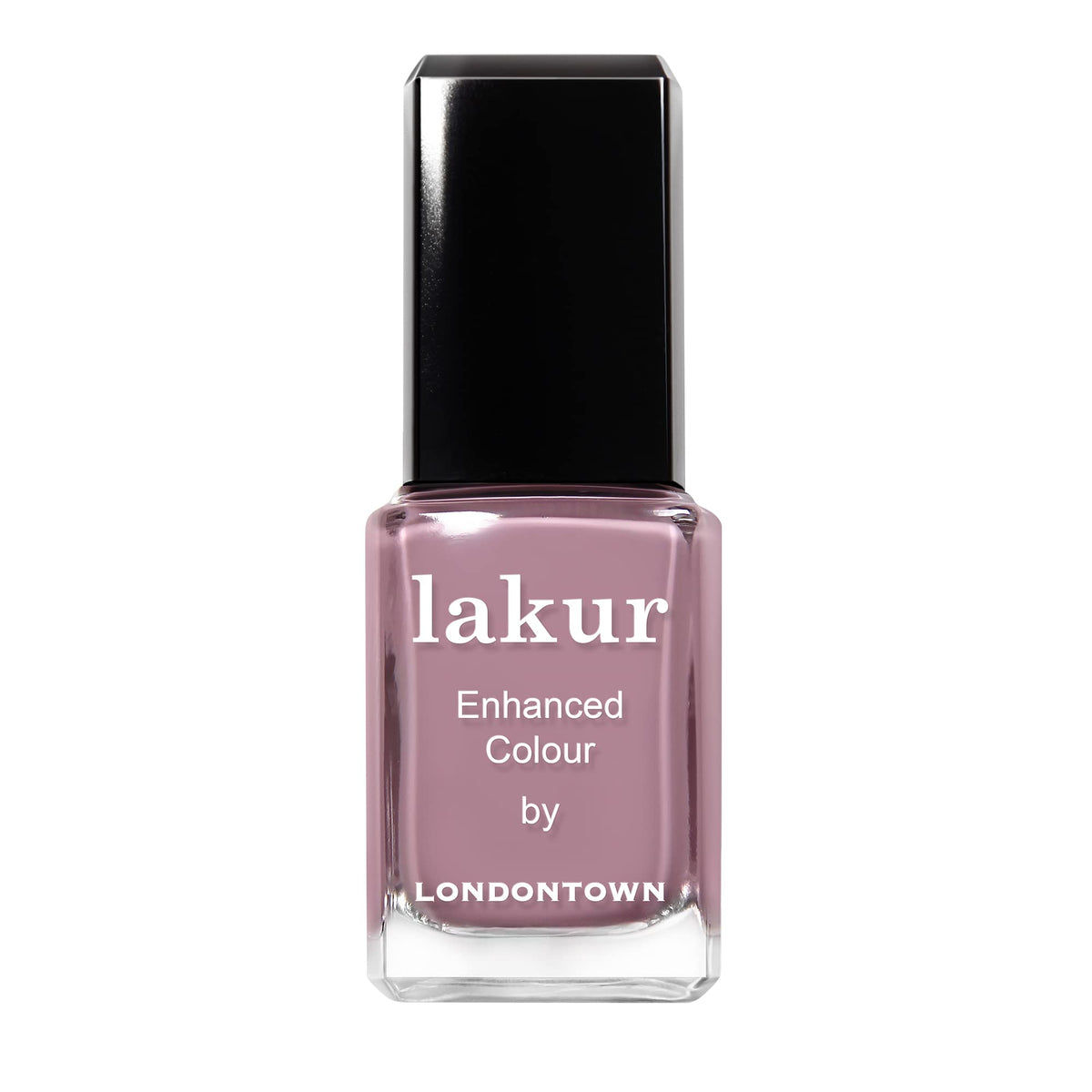 LONDONTOWN Dusty Pink Bell Flower bottle showcases glossy shade and branding