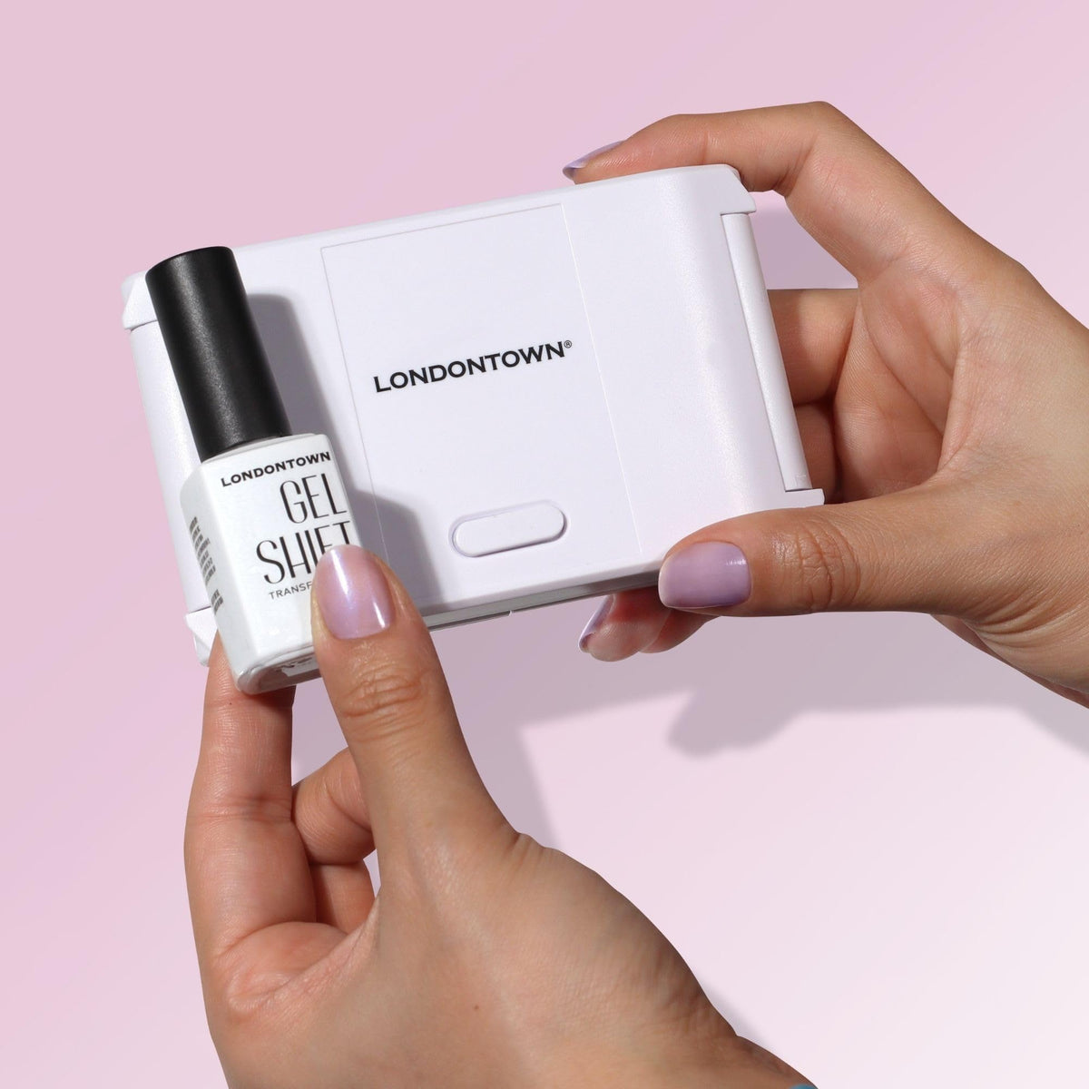 LONDONTOWN foldable UV lamp ready for portable nail curing.