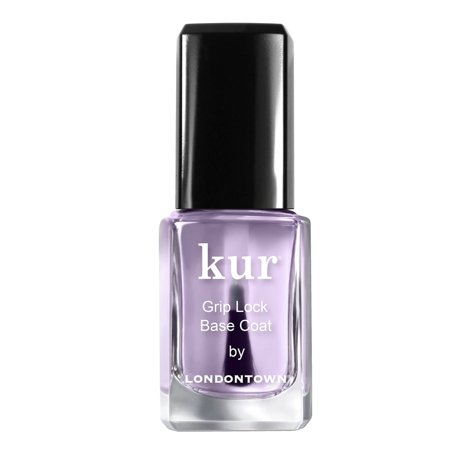 LONDONTOWN Grip Lock Base Coat in application stage boosting grip and wear longevity.