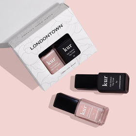 LONDONTOWN Kur Gel Genius Top Coat adds high-shine, long-lasting durability