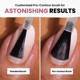 Base coat application setup for Lakur color layering.
