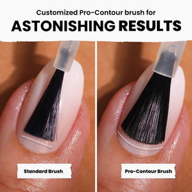 LONDONTOWN Lakur Duchess White polish on vanity for everyday glam.