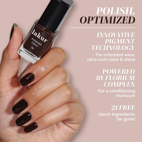 LONDONTOWN Florium Complex botanicals nourish nails while delivering rich color
