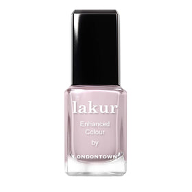 LONDONTOWN Lakur Afternoon Tea bottle displays warm pink creme for a cozy manicure.