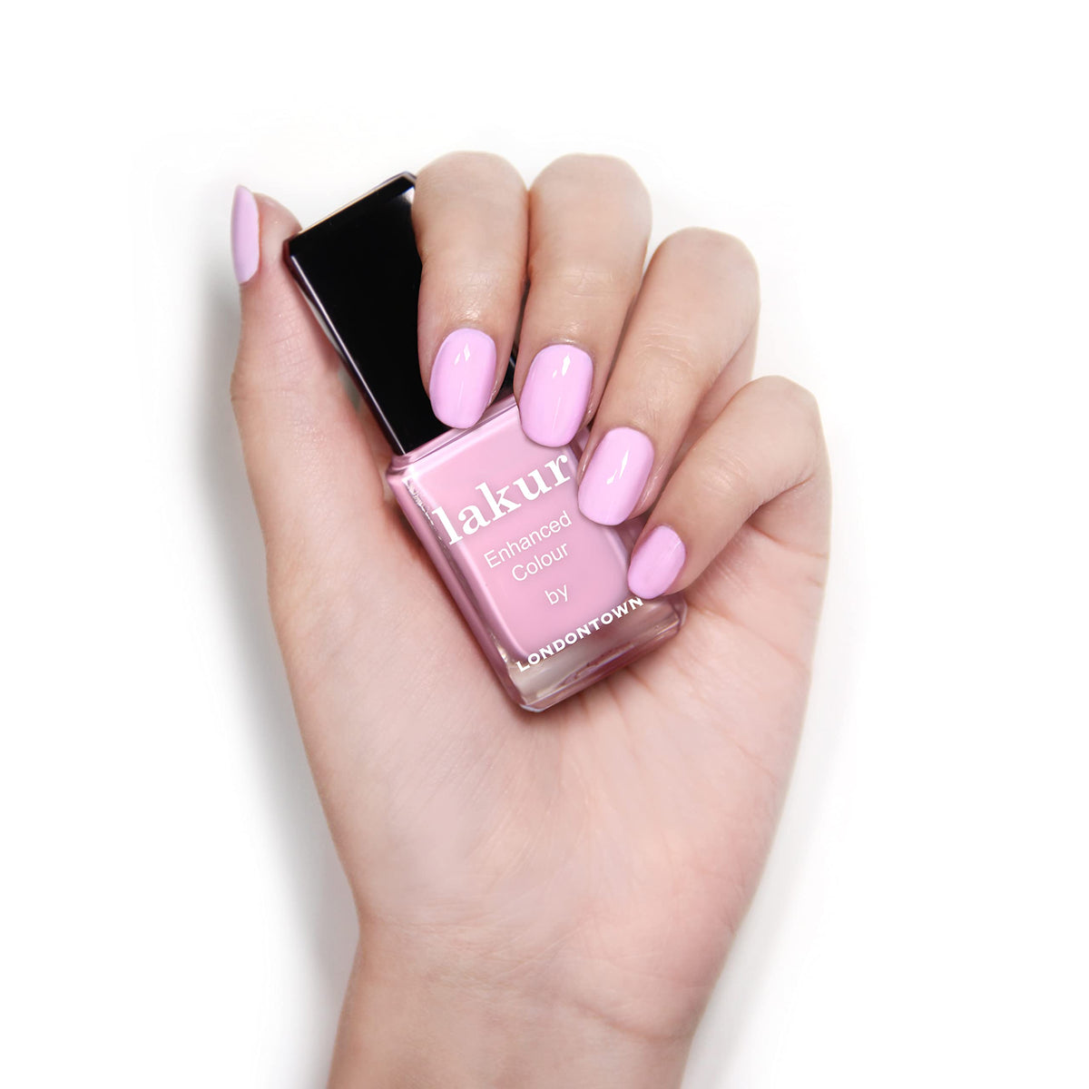 LONDONTOWN Lakur Lemonade Pop with base coat for ideal foundation on nails