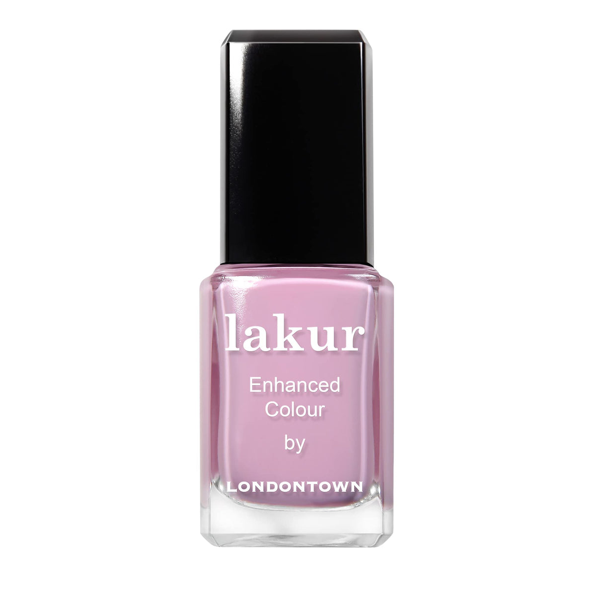 LONDONTOWN Lakur Lemonade Pop bottle close-up showing glossy pink-yellow finish for premium color