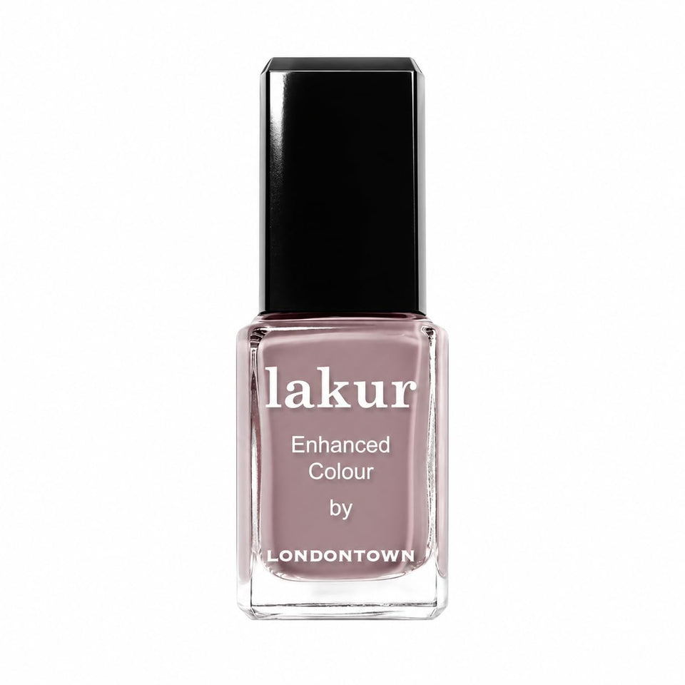 LONDONTOWN Lakur Do Not Disturb bottle reveals a nude-brown shade and premium finish.