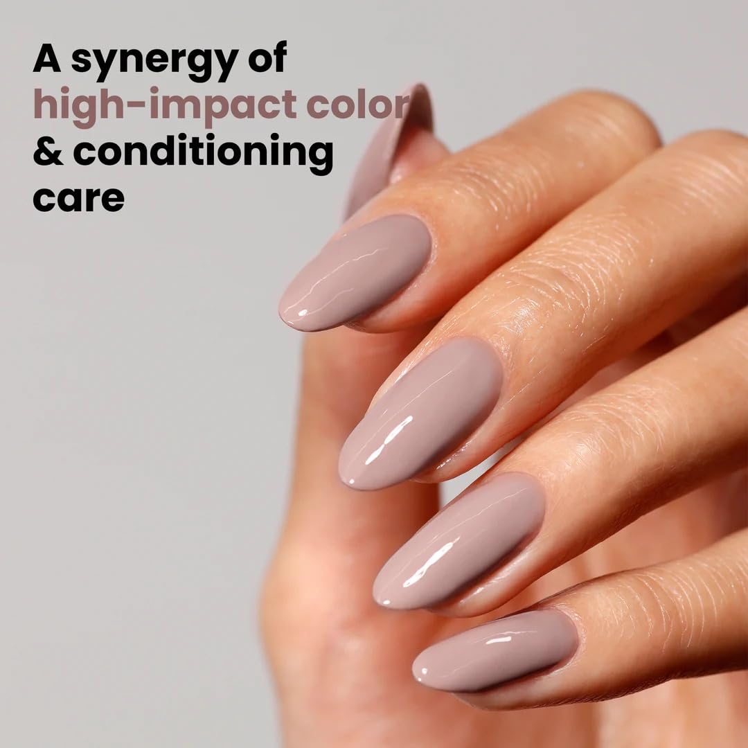 Nails shown with Do Not Disturb for a polished, long-wearing look.