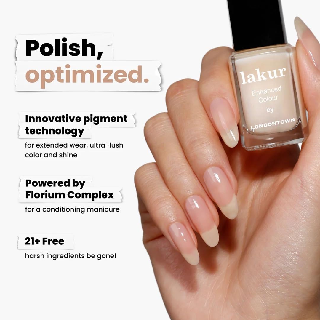 LONDONTOWN Lakur Cheerio close-up of glossy finish on nails