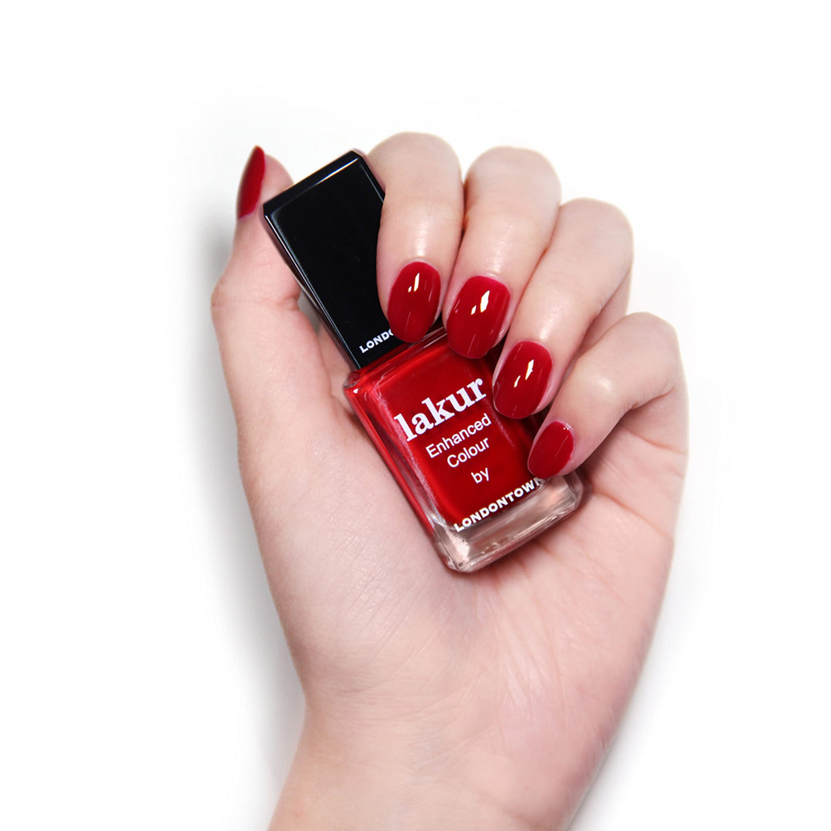 Glossy, streak-free finish captured in a close-up shot